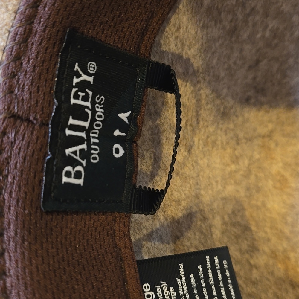 Bailey Outdoors Stylish 100% Wool EDC Fedora - Picture 6 of 10